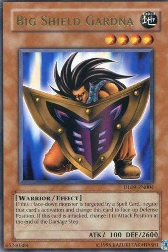 Duelist League Promo, Earth, Effect Monster, Rare, Unlimited, Warrior Big Shield Gardna (Green) [DL09-EN004] Rare - Trading Card World