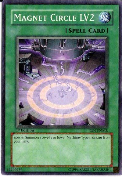 1st Edition, Common, Normal Spell, Shadow of Infinity, Spell, Unlimited Magnet Circle LV2 [SOI-EN038] Common - Trading Card World