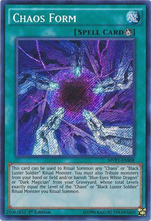 1st Edition, Ritual Spell, Secret Rare, Spell, The Dark Side of Dimensions Movie Pack: Secret Edition Chaos Form [MVP1-ENS08] Secret Rare - Trading Card World