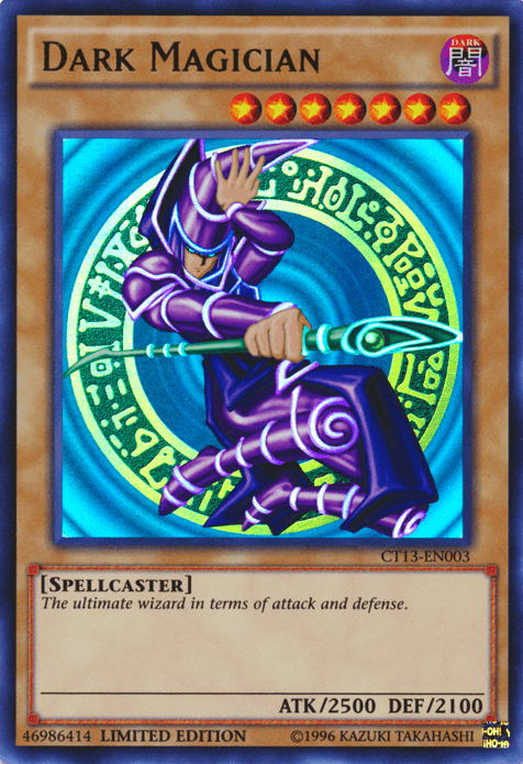 2016 Mega-Tins, Dark, Limited, Normal Monster, Spellcaster, Ultra Rare Dark Magician [CT13-EN003] Ultra Rare - Trading Card World