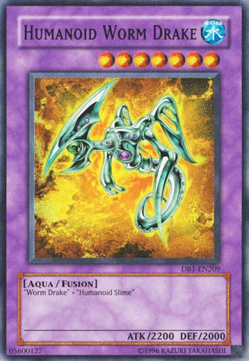 Aqua, Common, Dark Beginning 1, Fusion Monster, Unlimited, Water Humanoid Worm Drake [DB1-EN209] Common - Trading Card World