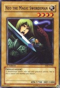 1st Edition, Common, Light, Magic Ruler, Normal Monster, Spellcaster, Unlimited Neo the Magic Swordsman [MRL-E105] Common - Trading Card World