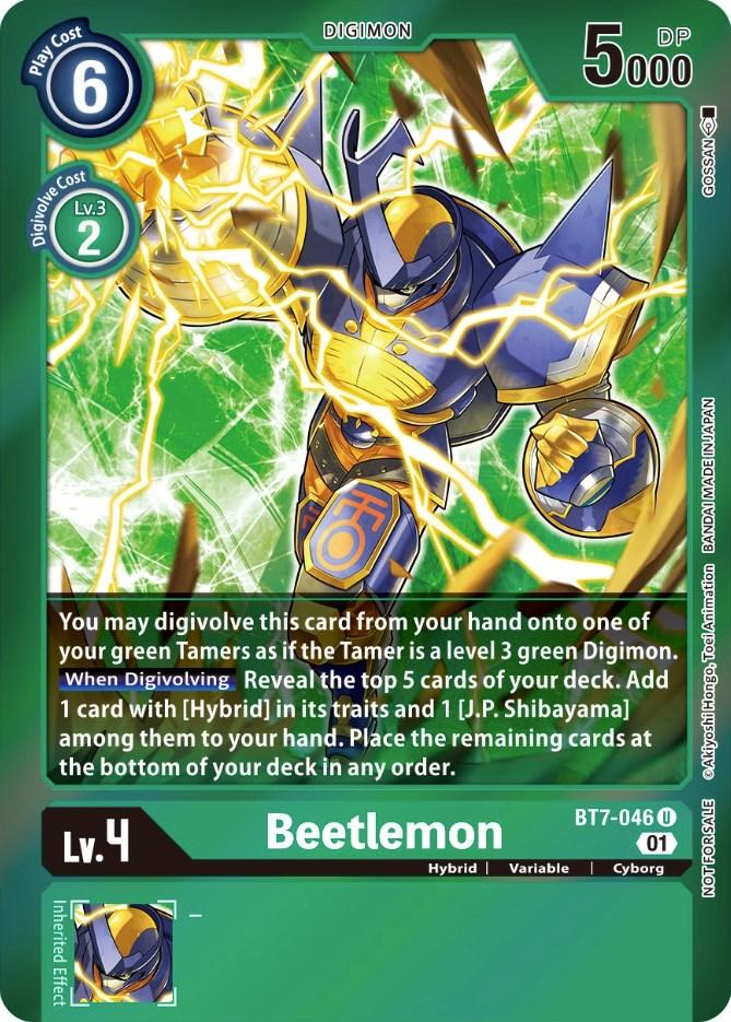BT7-046, Cyborg, Digimon, Green, Hybrid, Next Adventure Promos, Promo, Variable Beetlemon [BT7-046] (Event Pack 3) [Next Adventure Promos] - Trading Card World