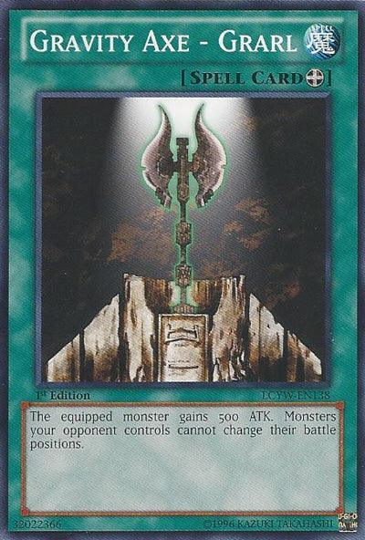 1st Edition, Common, Equip Spell, Legendary Collection 3: Yugi's World, Spell, Unlimited Gravity Axe - Grarl [LCYW-EN138] Common - Trading Card World
