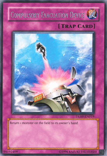Duelist League Promo, Normal Trap, Rare, Trap, Unlimited Compulsory Evacuation Device (Silver) [DL09-EN019] Rare - Trading Card World