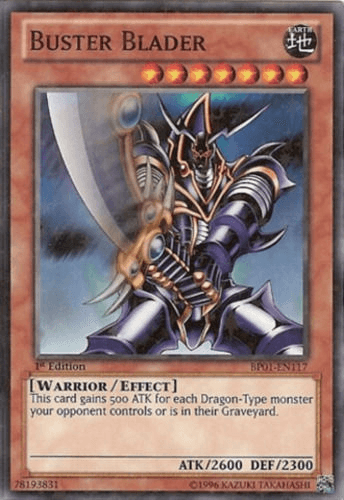 1st Edition, Battle Pack: Epic Dawn, Earth, Effect Monster, Starfoil Rare, Unlimited, Warrior Buster Blader [BP01-EN117] Starfoil Rare - Trading Card World