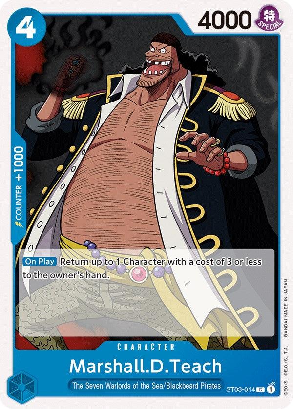 Blackbeard Pirates, Character, Common, Starter Deck: The Seven Warlords of The Sea, Starter Decks, The Seven Warlords of the Sea Marshall.D.Teach [Starter Deck: The Seven Warlords of The Sea] - Trading Card World