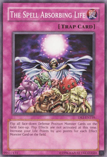Common, Dark Revelation Volume 1, Normal Trap, Trap, Unlimited The Spell Absorbing Life [DR1-EN159] Common - Trading Card World