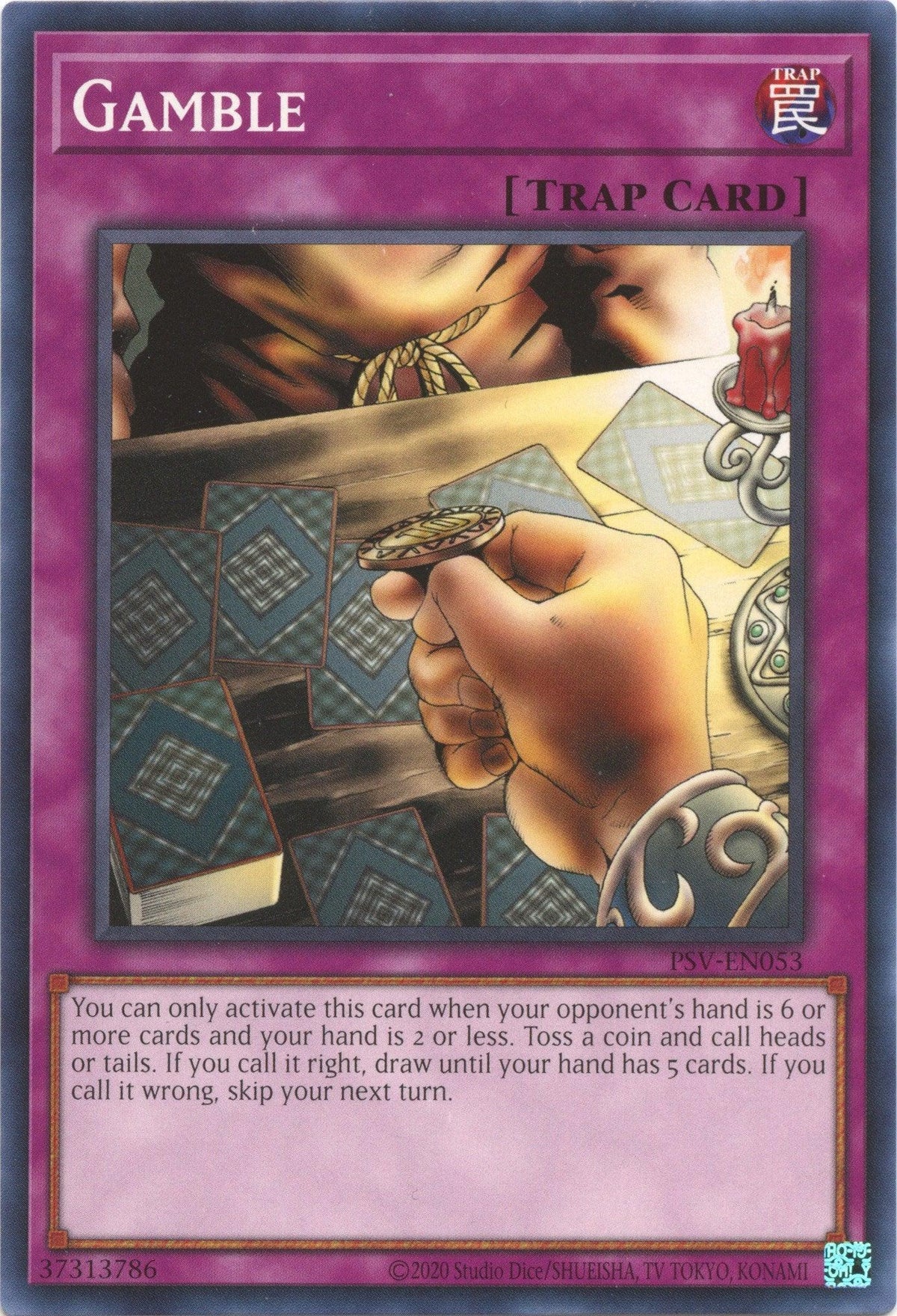 Common, Normal Trap, Pharaoh's Servant (25th Anniversary Edition), Trap, Unlimited Gamble (25th Anniversary) [PSV-EN053] Common - Trading Card World