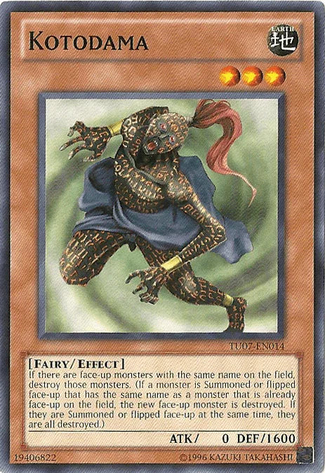 Common, Earth, Effect Monster, Fairy, Turbo Pack: Booster Seven, Unlimited Kotodama [TU07-EN014] Common - Trading Card World