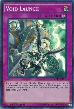 1st Edition, 2015 Mega-Tins Mega Pack, Continuous Trap, Super Rare, Trap Void Launch [MP15-EN241] Super Rare - Trading Card World