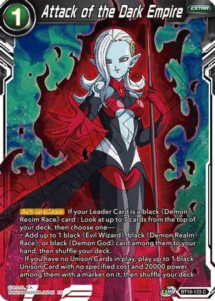 Black, BT16-123, Common, Extra, Normal, Parallel Foil, Realm of the Gods Attack of the Dark Empire (BT16-123) [Realm of the Gods] - Trading Card World