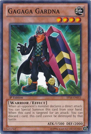 1st Edition, Common, Earth, Effect Monster, Star Pack 2014, Warrior Gagaga Gardna [SP14-EN011] Common - Trading Card World