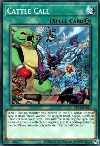 Common, OTS Tournament Pack 14, Quick Play Spell, Spell, Unlimited Cattle Call [OP14-EN020] Common - Trading Card World