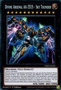 1st Edition, Light, Machine, Phantom Rage, Secret Rare, Xyz/Effect Monster Divine Arsenal AA-ZEUS - Sky Thunder [PHRA-EN045] Secret Rare - Trading Card World