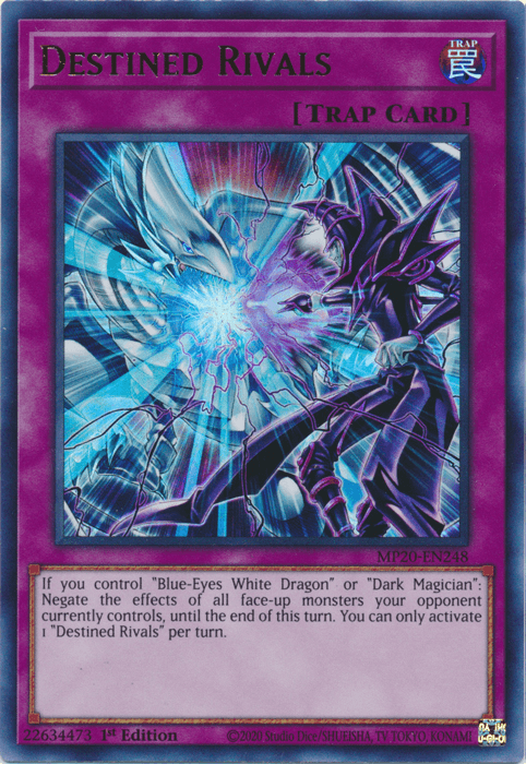 1st Edition, 2020 Tin of Lost Memories, Normal Trap, Trap, Ultra Rare Destined Rivals [MP20-EN248] Ultra Rare - Trading Card World