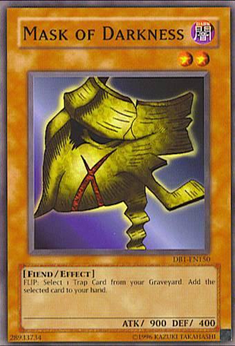 Common, Dark, Dark Beginning 1, Effect Monster, Fiend, Unlimited Mask of Darkness [DB1-EN150] Common - Trading Card World