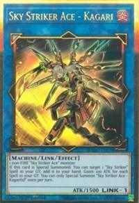 1st Edition, Fire, Gold Rare, Link/Effect Monster, Machine, Maximum Gold Sky Striker Ace - Kagari [MAGO-EN038] Gold Rare - Trading Card World