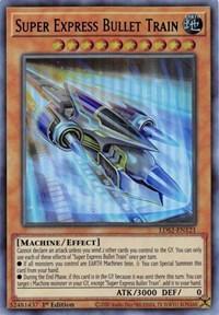 1st Edition, Earth, Effect Monster, Legendary Duelists: Season 2, Machine, Ultra Rare Super Express Bullet Train (Purple) [LDS2-EN121] Ultra Rare - Trading Card World