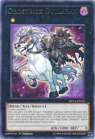 1st Edition, 2014 Mega-Tins Mega Pack, Dark, Fiend, Rare, Xyz/Effect Monster Ghostrick Dullahan [MP14-EN222] Rare - Trading Card World