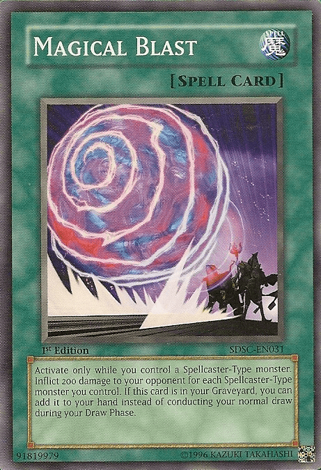 1st Edition, Common, Normal Spell, Spell, Structure Deck: Spellcaster's Command, Unlimited Magical Blast [SDSC-EN031] Common - Trading Card World