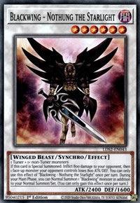 1st Edition, Common, Dark, Legendary Duelists: Season 2, Synchro/Effect Monster, Winged Beast Blackwing - Nothung the Starlight [LDS2-EN043] Common - Trading Card World