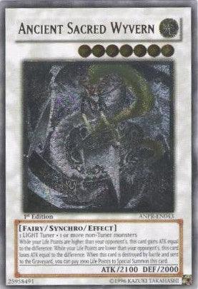 1st Edition, Ancient Prophecy, Fairy, Light, Synchro/Effect Monster, Ultimate Rare, Unlimited Ancient Sacred Wyvern (UTR) [ANPR-EN043] Ultimate Rare - Trading Card World