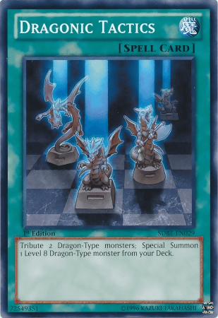 1st Edition, Common, Normal Spell, Spell, Structure Deck: Saga of Blue-Eyes White Dragon, Unlimited Dragonic Tactics [SDBE-EN029] Common - Trading Card World