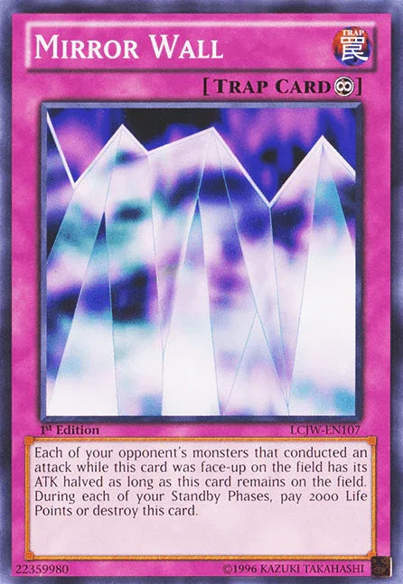 1st Edition, Common, Continuous Trap, Legendary Collection 4: Joey's World, Trap Mirror Wall [LCJW-EN107] Common - Trading Card World