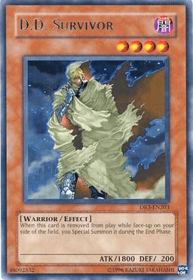 Dark, Dark Revelation Volume 3, Effect Monster, Rare, Unlimited, Warrior D.D. Survivor [DR3-EN203] Rare - Trading Card World