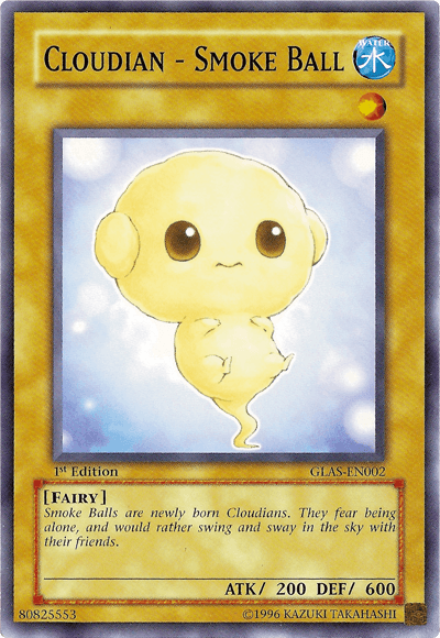 1st Edition, Common, Fairy, Gladiator's Assault, Normal Monster, Unlimited, Water Cloudian - Smoke Ball [GLAS-EN002] Common - Trading Card World