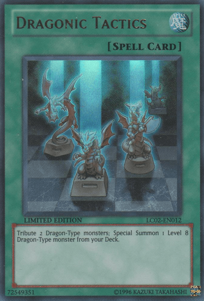 Legendary Collection 2, Limited, Normal Spell, Spell, Ultra Rare Dragonic Tactics [LC02-EN012] Ultra Rare - Trading Card World