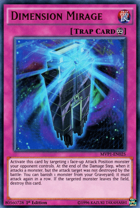 1st Edition, Continuous Trap, The Dark Side of Dimensions Movie Pack, Trap, Ultra Rare, Unlimited Dimension Mirage [MVP1-EN025] Ultra Rare - Trading Card World
