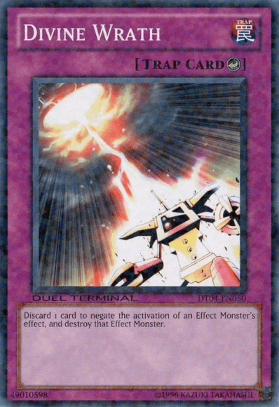 Common, Counter Trap, Duel Terminal 4, Limited, Trap Divine Wrath [DT04-EN050] Common - Trading Card World