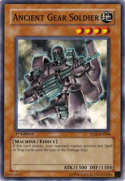 1st Edition, Common, Earth, Effect Monster, Machine, The Lost Millennium, Unlimited Ancient Gear Soldier [TLM-EN008] Common - Trading Card World