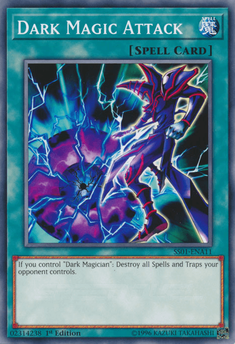 1st Edition, Common, Normal Spell, Speed Duel: Destiny Masters, Spell Dark Magic Attack [SS01-ENA11] Common - Trading Card World