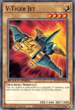 1st Edition, Common, Light, Machine, Normal Monster, Speed Duel GX: Duel Academy Box V-Tiger Jet [SGX1-ENC04] Common - Trading Card World