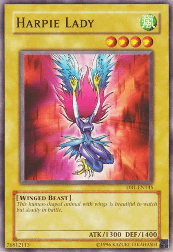Common, Dark Beginning 1, Normal Monster, Unlimited, Wind, Winged Beast Harpie Lady [DB1-EN145] Common - Trading Card World