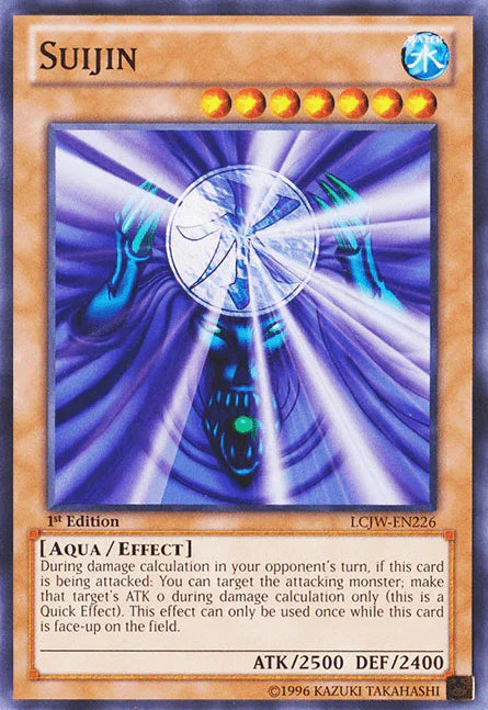 1st Edition, Aqua, Common, Effect Monster, Legendary Collection 4: Joey's World, Water Suijin [LCJW-EN226] Common - Trading Card World