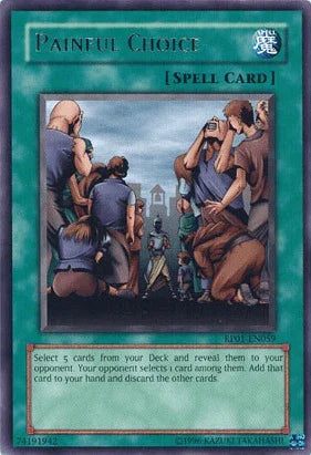Normal Spell, Rare, Retro Pack 1, Spell, Unlimited Painful Choice [RP01-EN059] Rare - Trading Card World