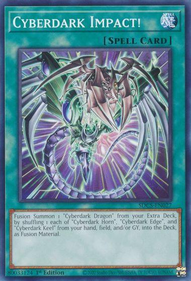 1st Edition, Common, Cyber Strike, Normal Spell, Spell, Unlimited Cyberdark Impact! [SDCS-EN027] Common - Trading Card World