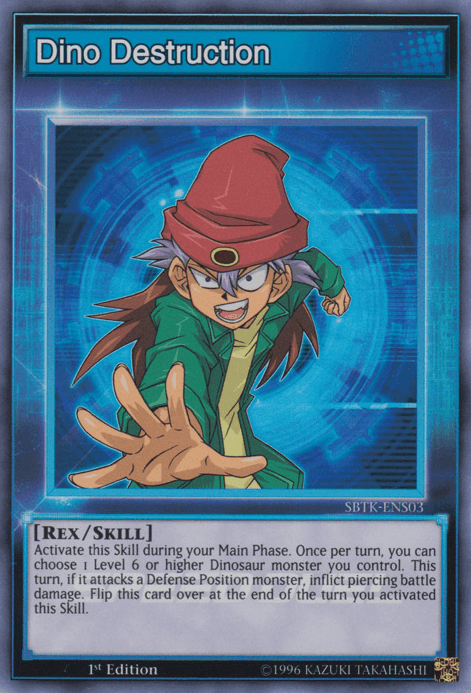 1st Edition, Rex, Skill, Speed Duel: Trials of the Kingdom, Super Rare Dino Destruction [SBTK-ENS03] Super Rare - Trading Card World
