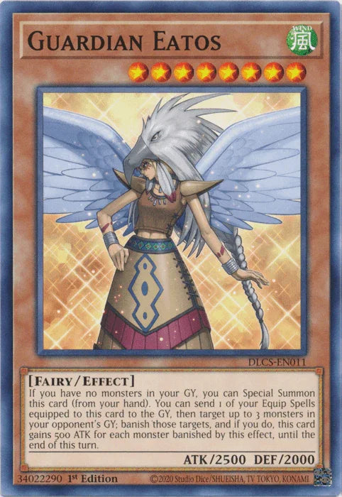 1st Edition, Common, Dragons of Legend: The Complete Series, Effect Monster, Fairy, Wind Guardian Eatos [DLCS-EN011] Common - Trading Card World