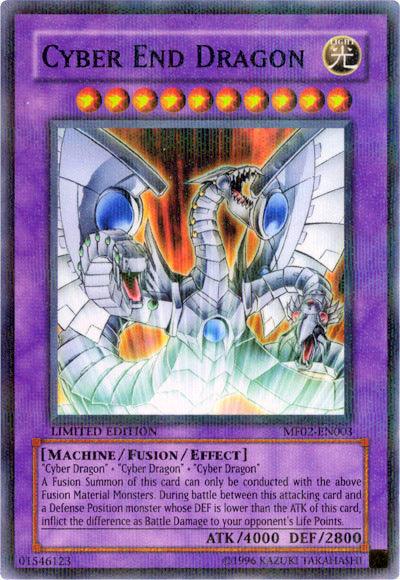 Fusion/Effect Monster, Light, Limited, Machine, Mattel Action Figure Promos: Series 2, Parallel Rare Cyber End Dragon [MF02-EN003] Parallel Rare - Trading Card World