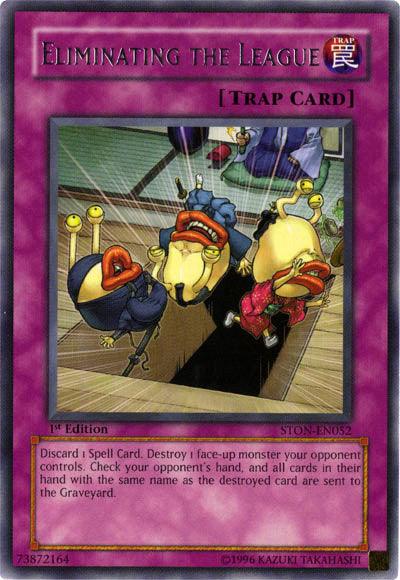 1st Edition, Normal Trap, Rare, Strike of Neos, Trap, Unlimited Eliminating the League [STON-EN052] Rare - Trading Card World