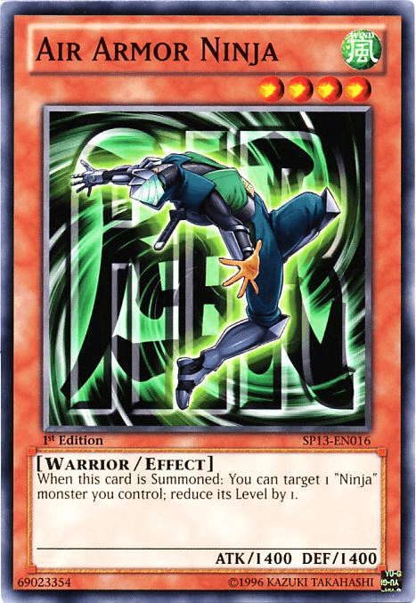 1st Edition, Common, Effect Monster, Star Pack 2013, Unlimited, Warrior, Wind Air Armor Ninja [SP13-EN016] Common - Trading Card World
