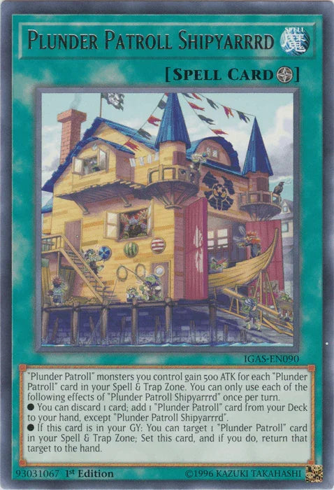 1st Edition, Field Spell, Ignition Assault, Rare, Spell, Unlimited Plunder Patroll Shipyarrrd [IGAS-EN090] Rare - Trading Card World