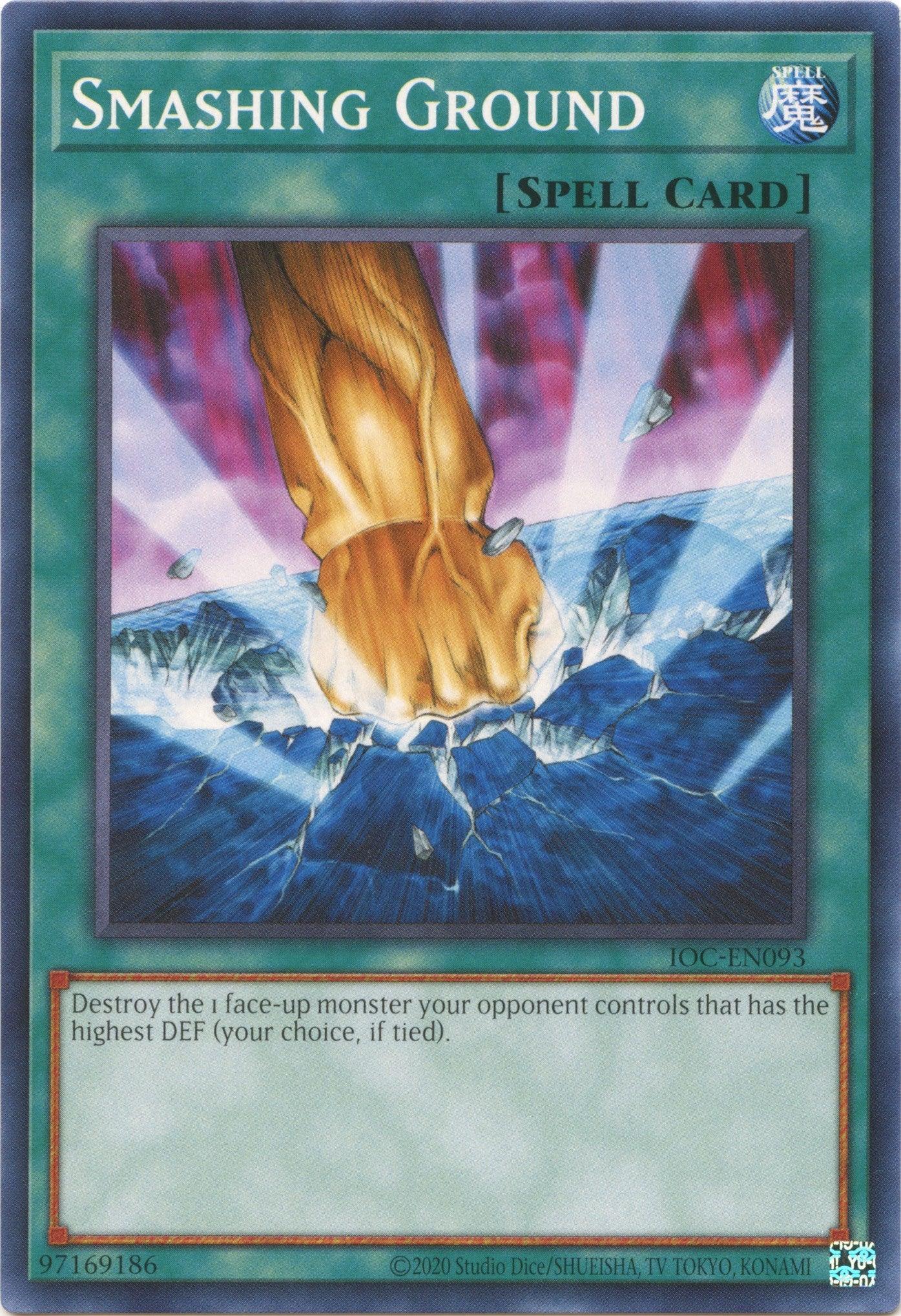 Common, Invasion of Chaos (25th Anniversary Edition), Normal Spell, Spell, Unlimited Smashing Ground (25th Anniversary) [IOC-EN093] Common - Trading Card World