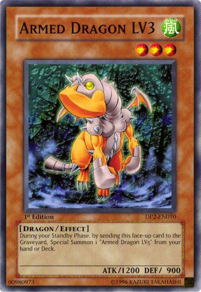 1st Edition, Common, Dragon, Duelist Pack 2: Chazz Princeton, Effect Monster, Unlimited, Wind Armed Dragon LV3 [DP2-EN010] Common - Trading Card World