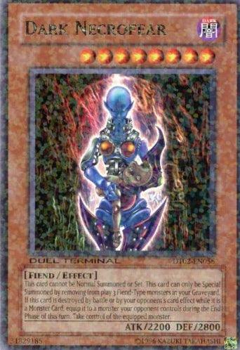 Dark, Duel Terminal 2, Effect Monster, Fiend, Limited, Rare Dark Necrofear [DT02-EN056] Rare - Trading Card World